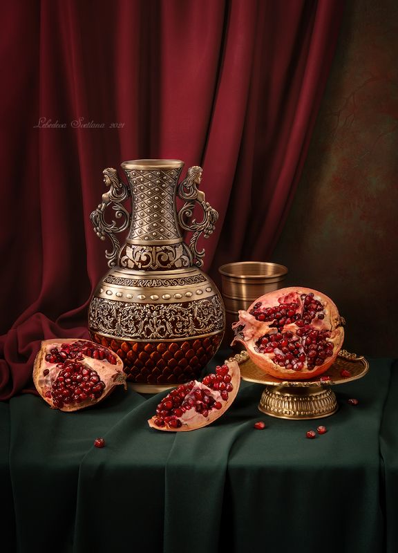 гранат,цветы,фрукты С гранатами фото превью