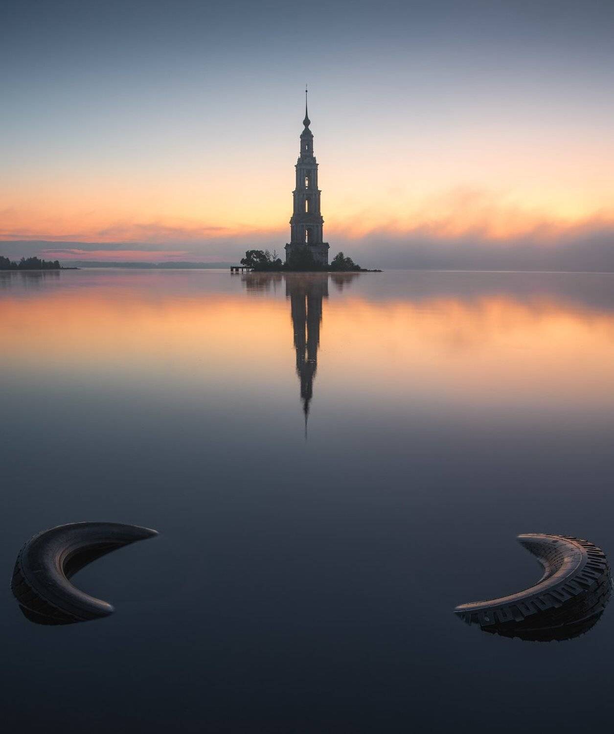 калязин, утро, пейзаж, Виталий Левыкин