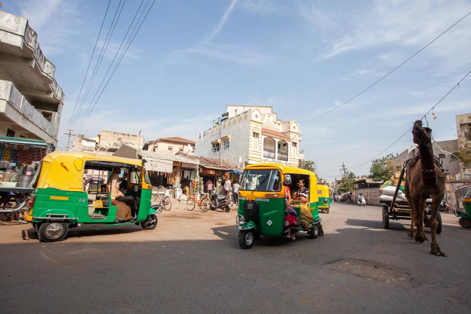 индия, городской транспорт, транспорт, рикша, верблюд, моторикша, виды транспорта, город, улица, жизнь, Сергей Козинцев