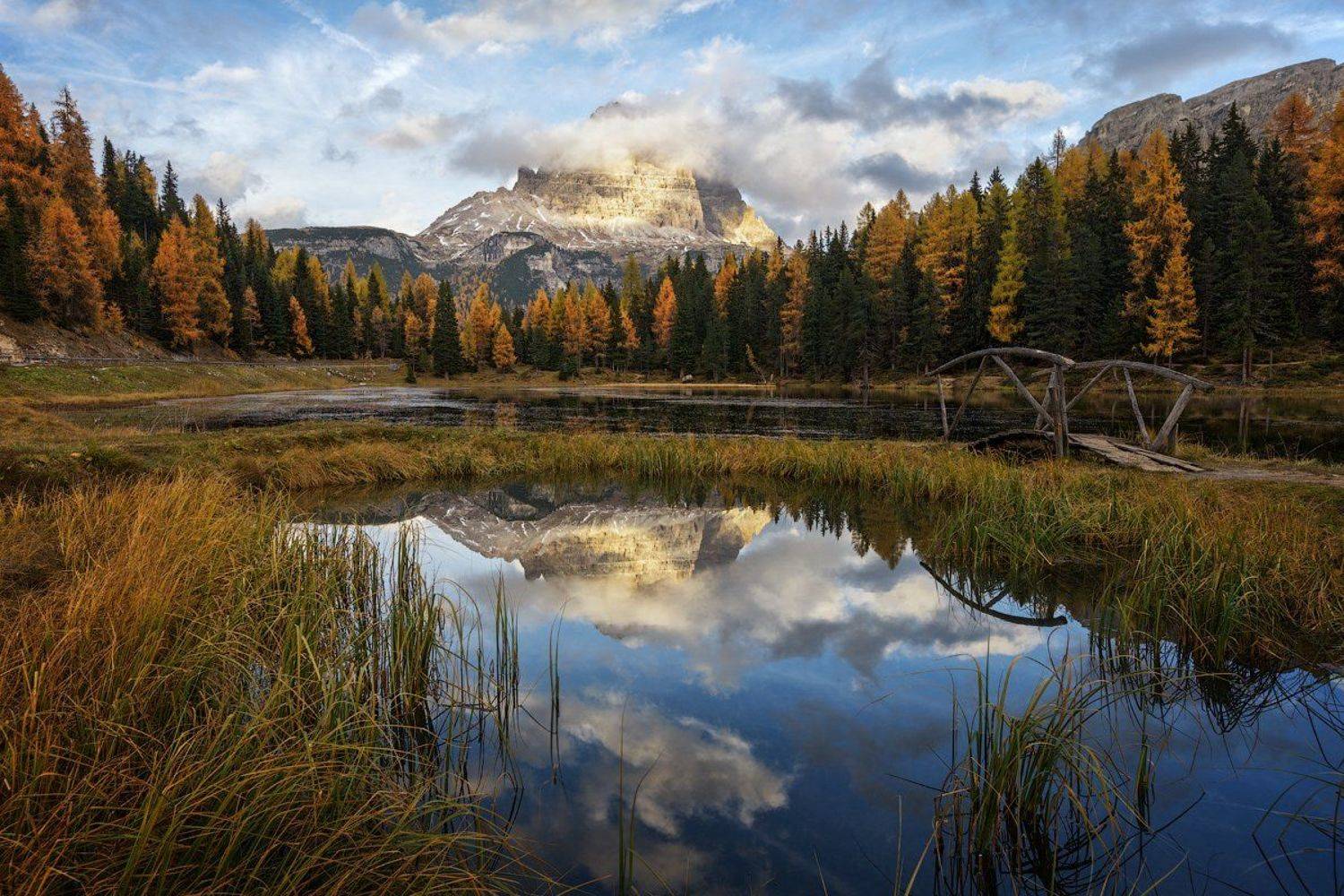 italy, lago antorno, Альпы, Доломиты, италия, Озеро Анторно, Денис Сорокин