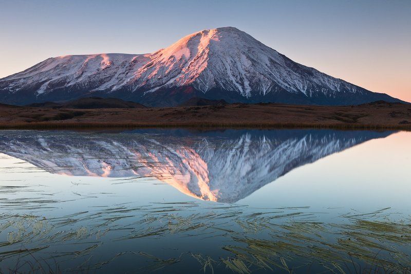 толбачик, камчатка, сентябрь, осень Reflection фото превью