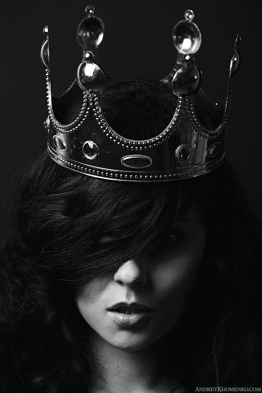 black&white, girl, корона The Queen Helena фото превью