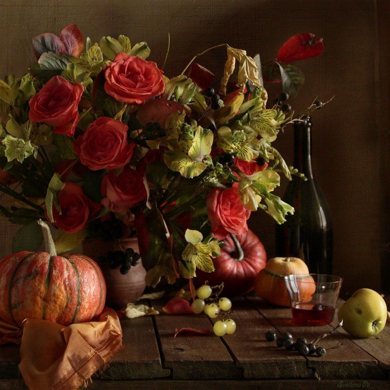 натюрморт., цветы *** фото превью