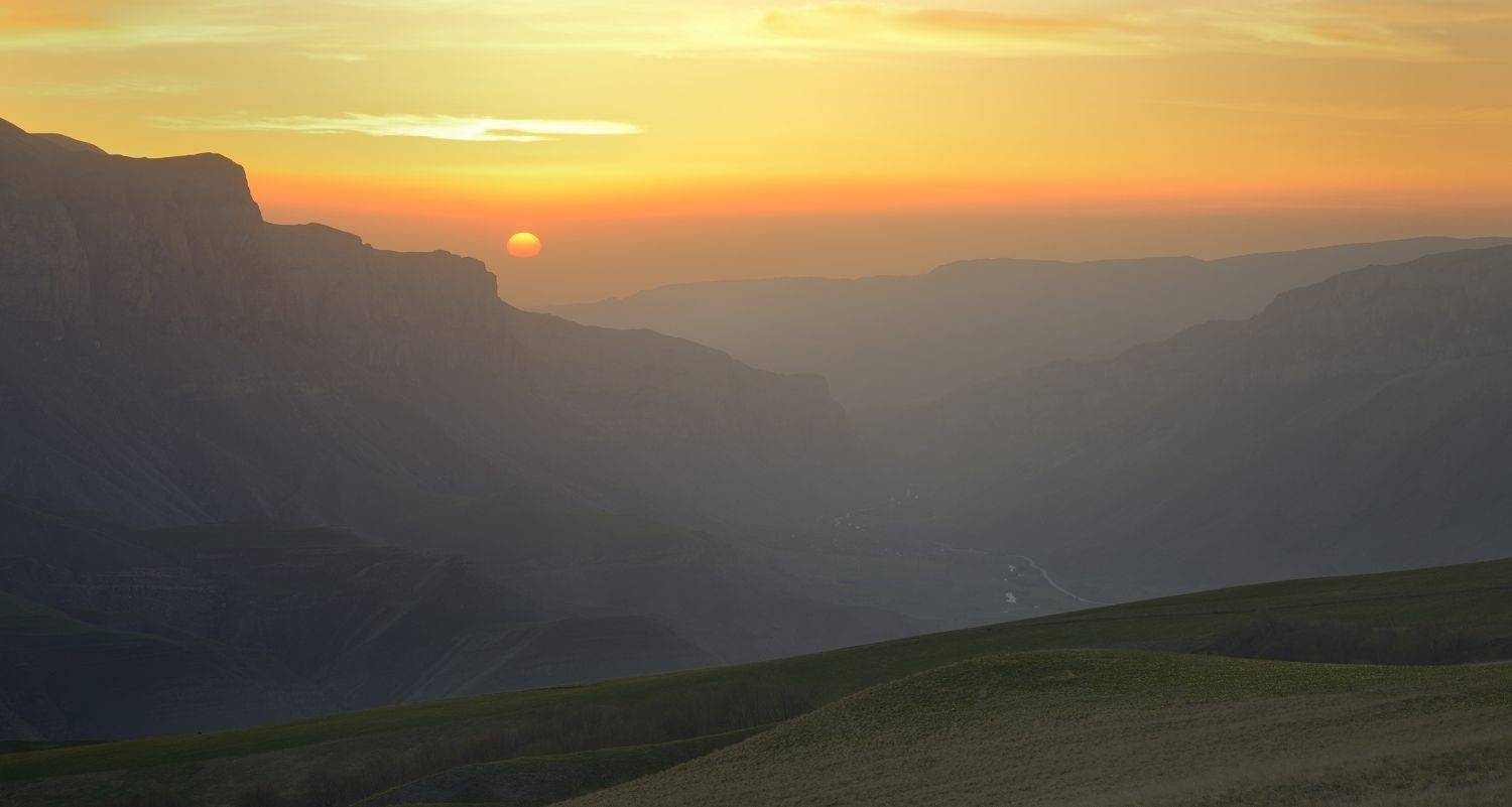 горы весна рассвет, Александр Жарников
