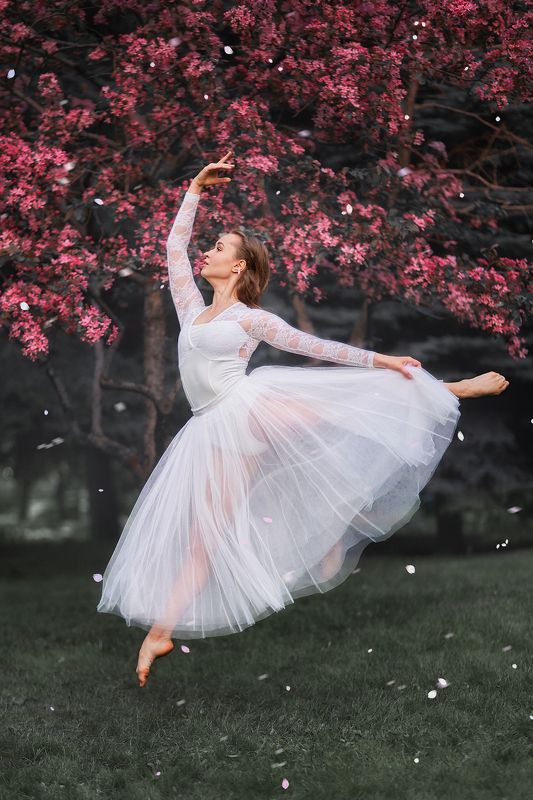 модель москва, балерина, фотограф мрсква, весенняя фотосессия, фотопрогулка москва Балерина Анна фото превью