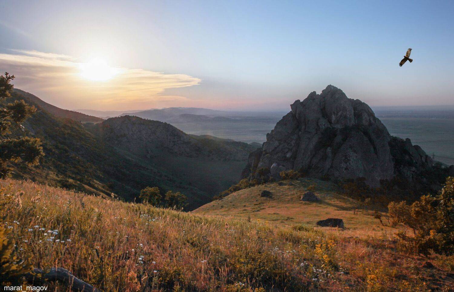 горы,вершины,пейзаж,небо,деревья,дагестан,природа, Marat Magov
