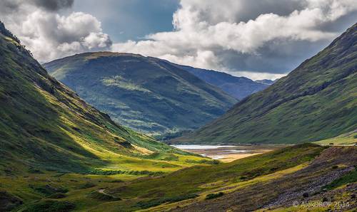 Вид на озеро Актриоктан / A view of Loch Achtriochtan