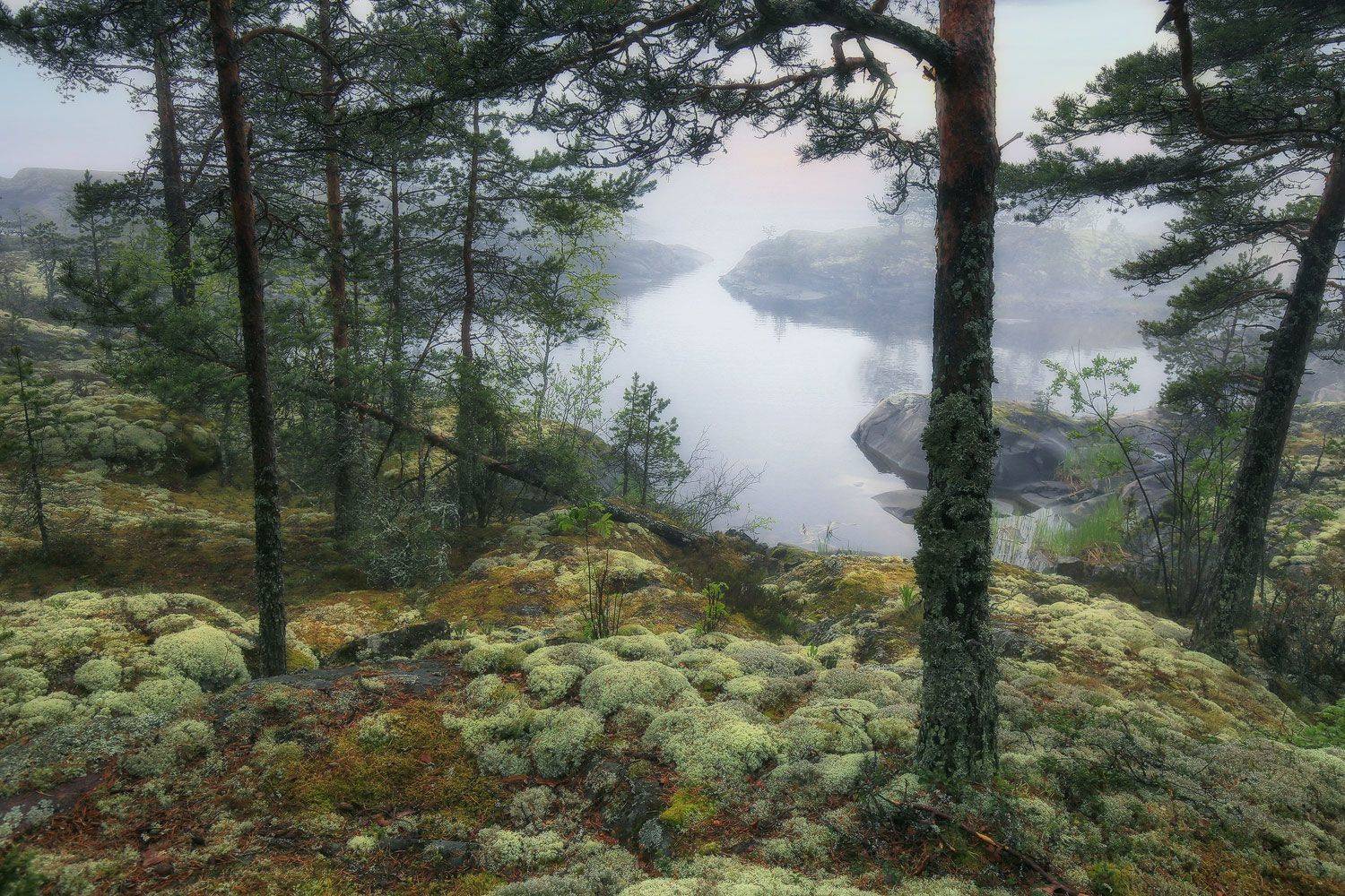 ладожские шхеры, ладога, карелия, Галина Хвостенко