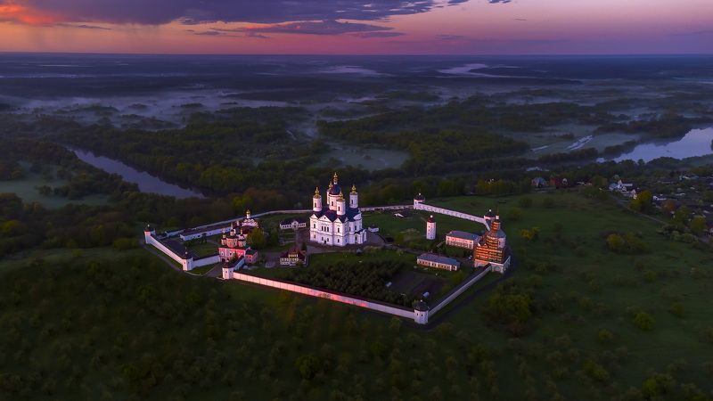 Свенский Успенский мужской монастырь Брянские рассветы  фото превью