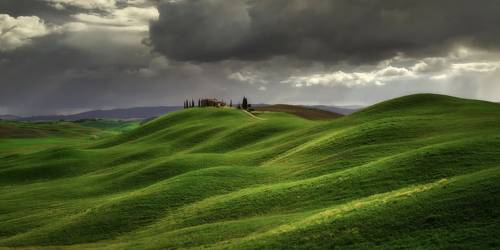 Tuscany fields