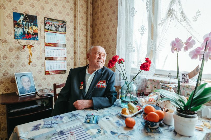 Ветеран Великой Отечественной войны - Александр Яковлевич Милахин, полковник. фото превью