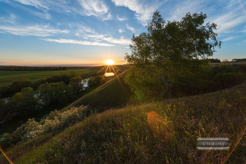 Весенние холмы фото превью