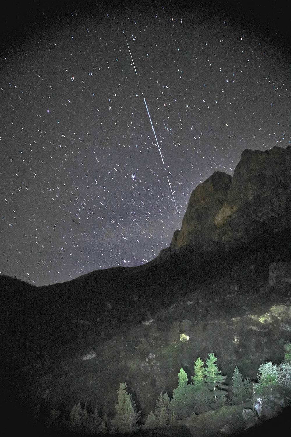 Россия, Ингушетия, Кавказ, ночь, звёзды, спутник, Борис Резванцев
