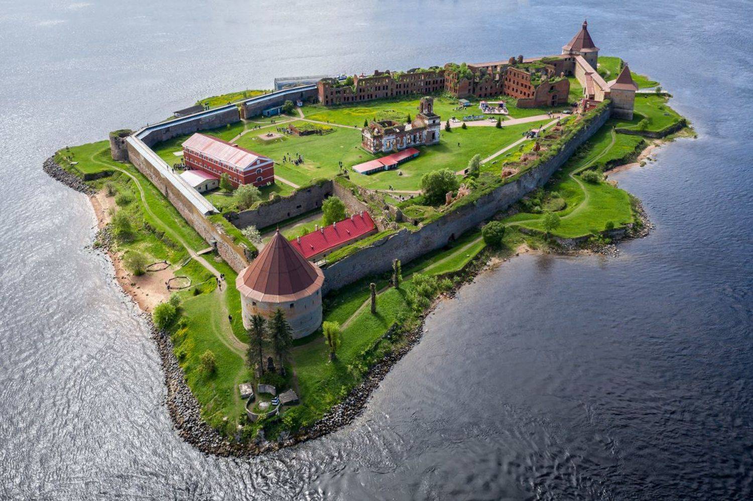 крепость, орешек, нева, ладожское, озеро, остров, Вячеслав Мельников