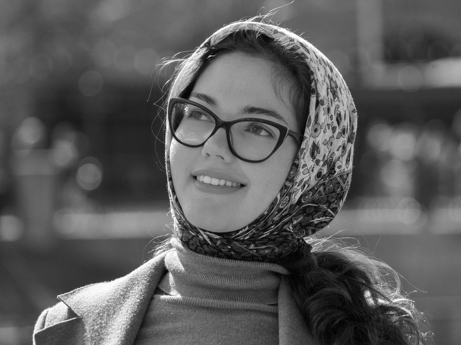 портрет, жанровый портрет, взгляд, питер, вдохновение, девушка, красиво, весна, чб, Валерий Верещако