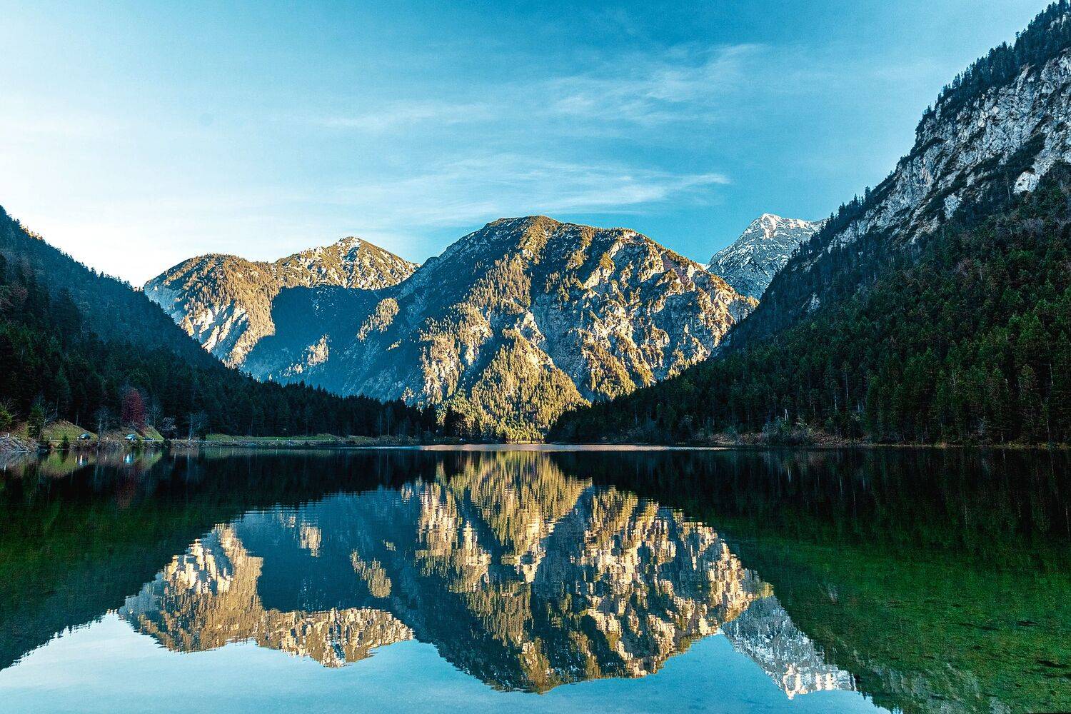 горы, озеро, осень, пейзаж, Александр Игнатьев