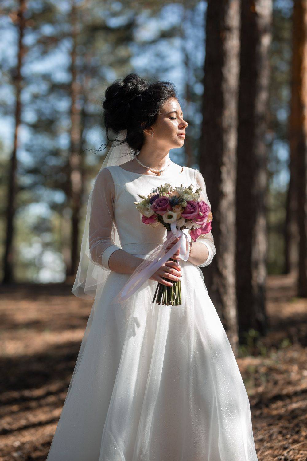 свадьба, свадебная фотосессия,  невеста, свадебное платье, счастье, любовь, портрет, фотосессия, bride, wedding, love, happy, dress, wedding dress, portrait, woman, женский портрет, свадебная фотография, wedding photography, Владимир Васильев