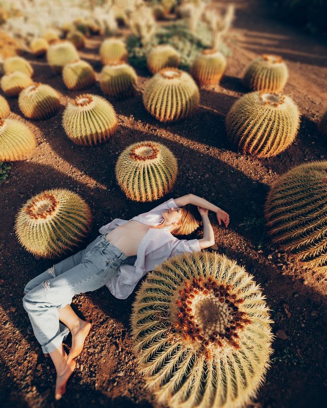 портрет, portrait, people, girl, lady, жанр, mood, soul, девушка, nature, nude, nu, film, фотография, mountains, photo, island, beach Cactus Vibe фото превью