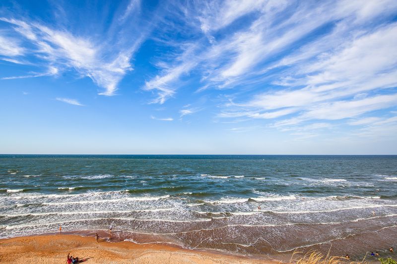 Море, облака У моря фото превью