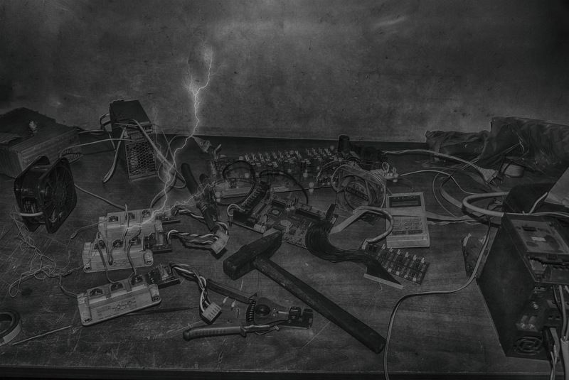 Техногенный натюрморт фото превью