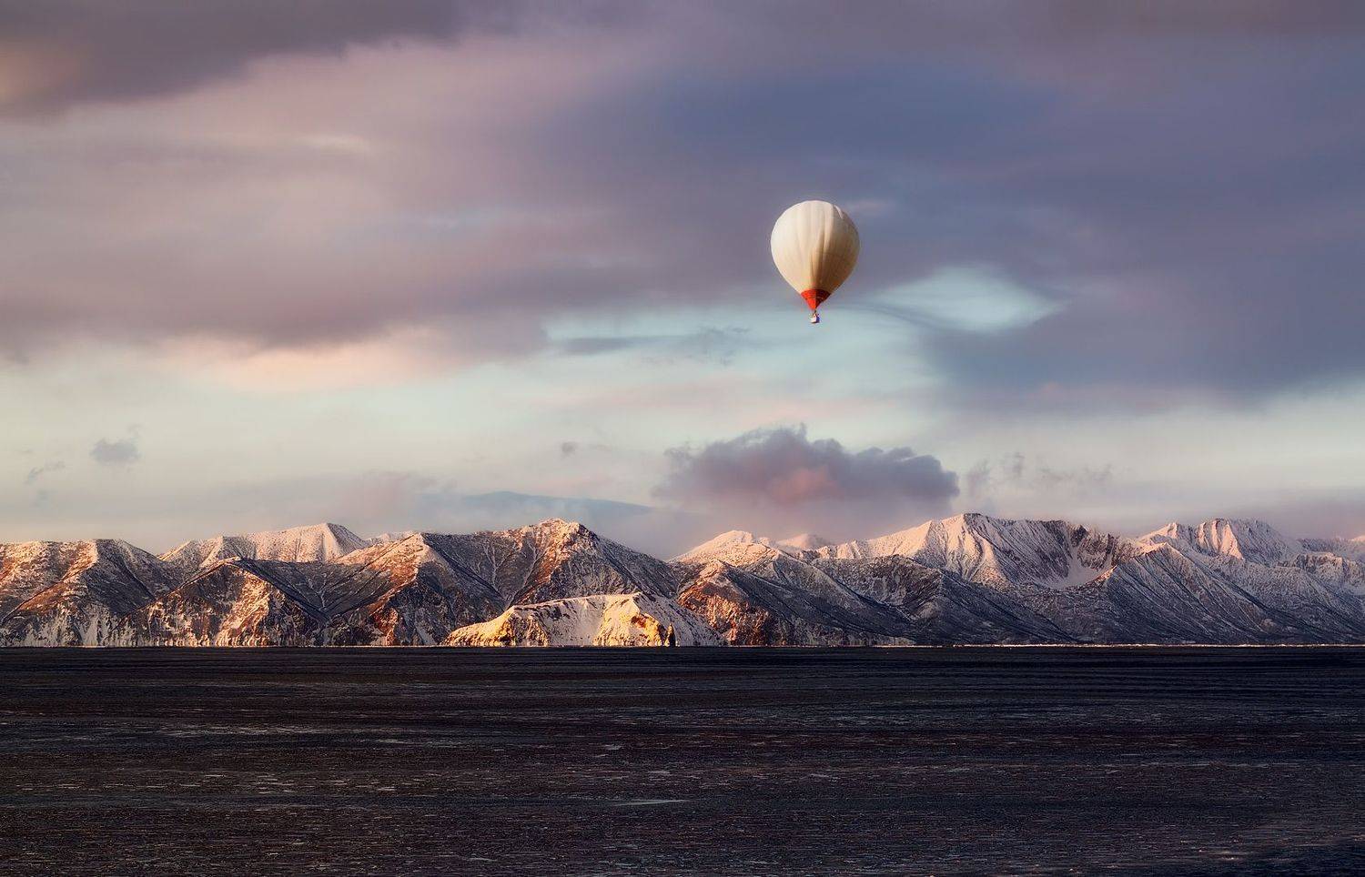 камчатка шар берингово море вечер, Евгений Паршуков