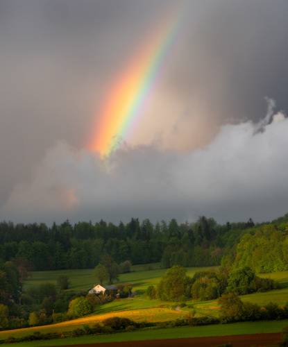 The house at the end of the rainbow