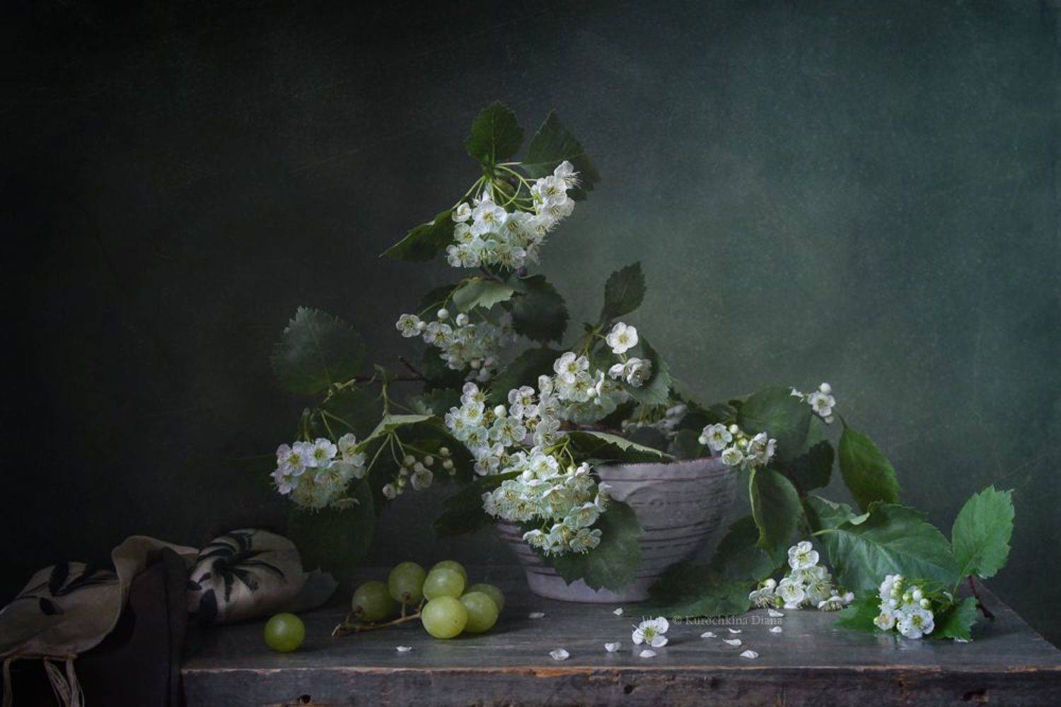 натюрморт, цветение, весна, боярышник, Курочкина Диана