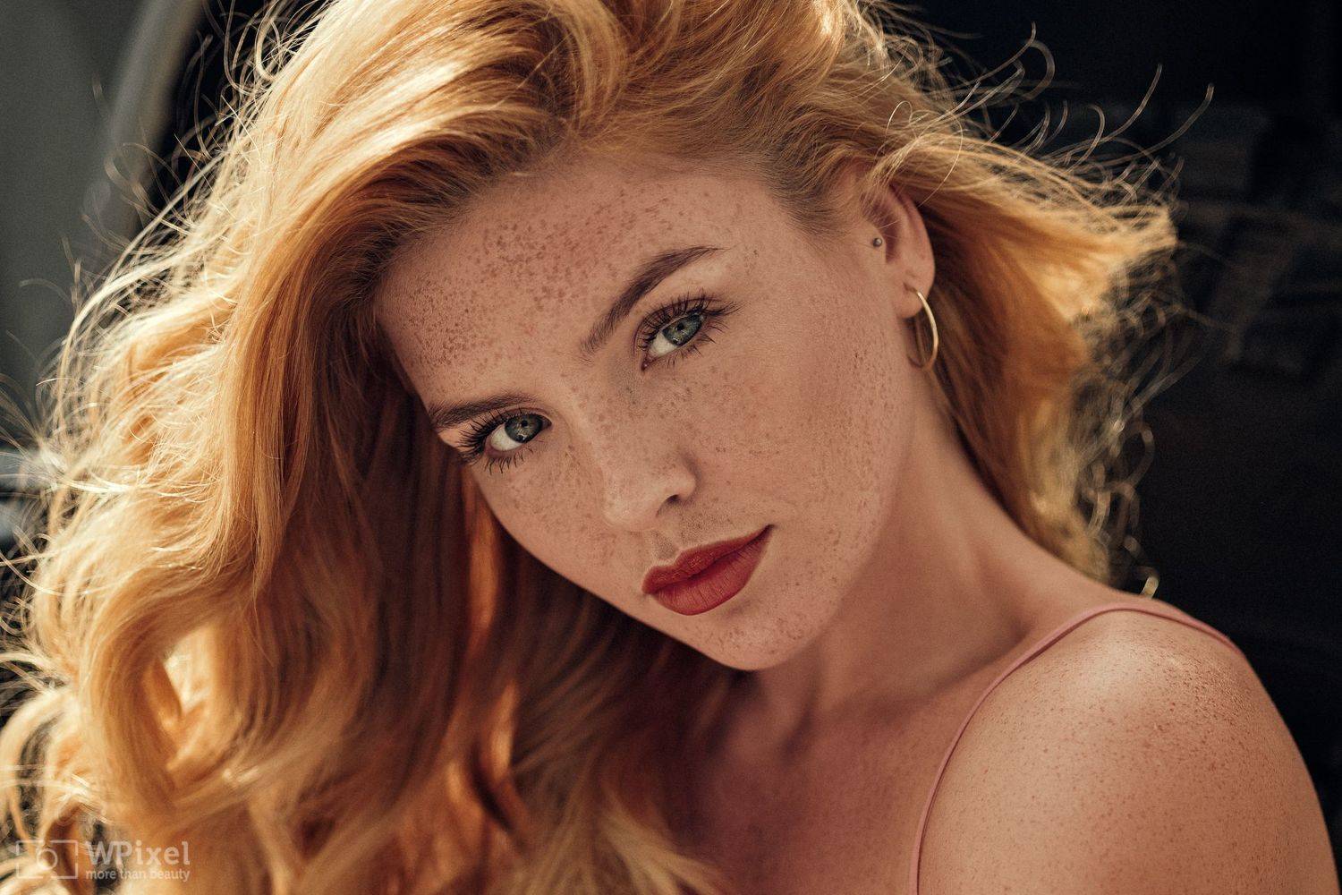 portrait, women, redhair, sexy, Wojtek Polaczkiewicz