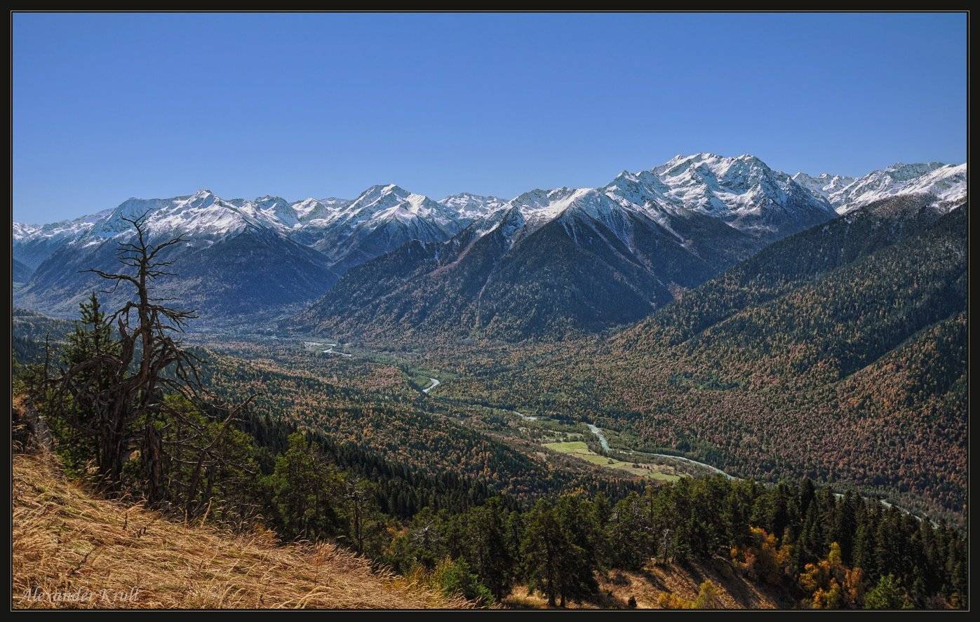 кавказ, кчр, горы, осень, Александр Круль