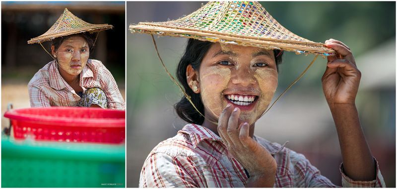 Бирма, Мьянма, Нгапали Мьянма. Лица #12-13 фото превью