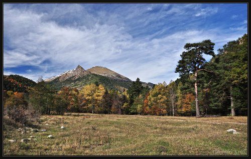 Когда в горах осень...