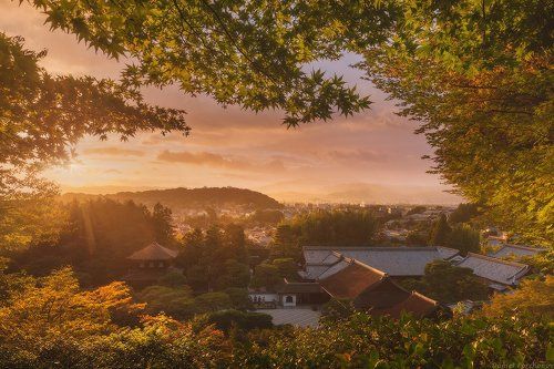 Kyoto sunset