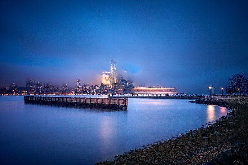 Clouds, Downtown, Manhattan, New York, Skylines *** фото превью