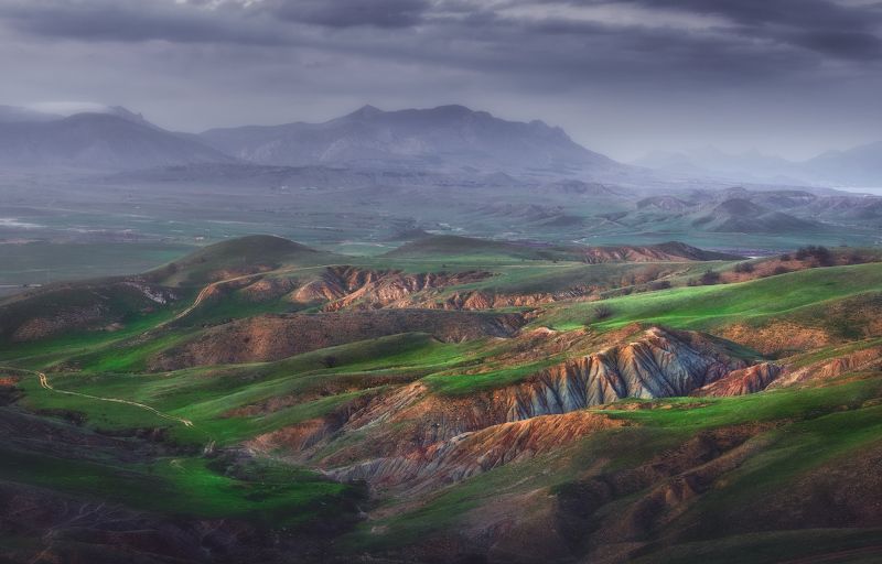 Вечерний вид с мыса Меганом фото превью