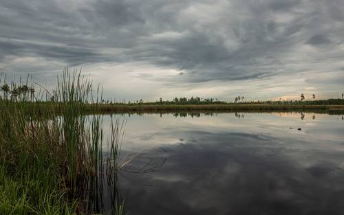 Между небом и водой...