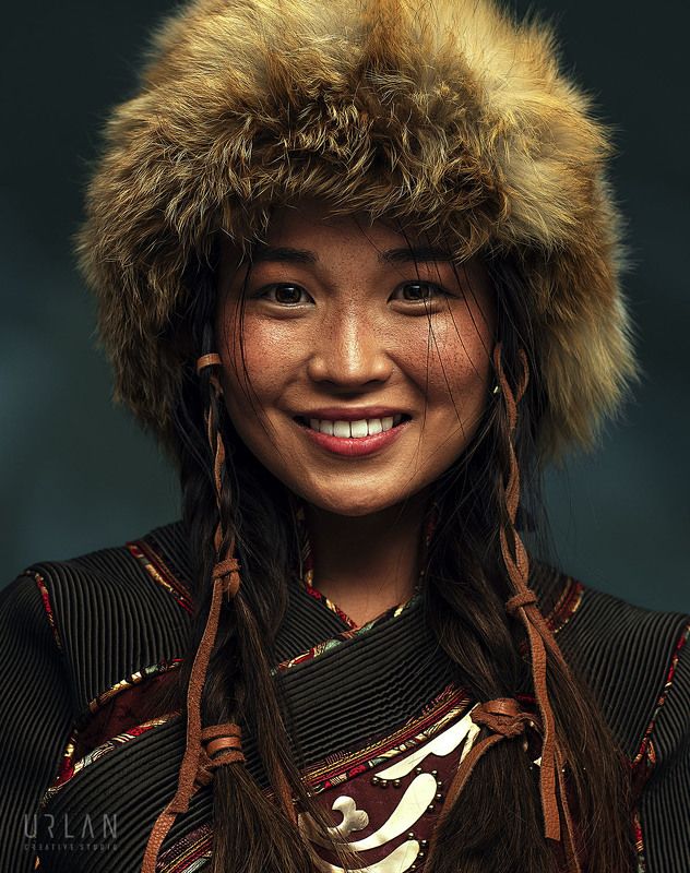 mongolia mongolian girl portrait Mongolian girl фото превью