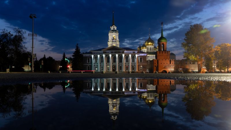 Отражения Тульского кремля. фото превью