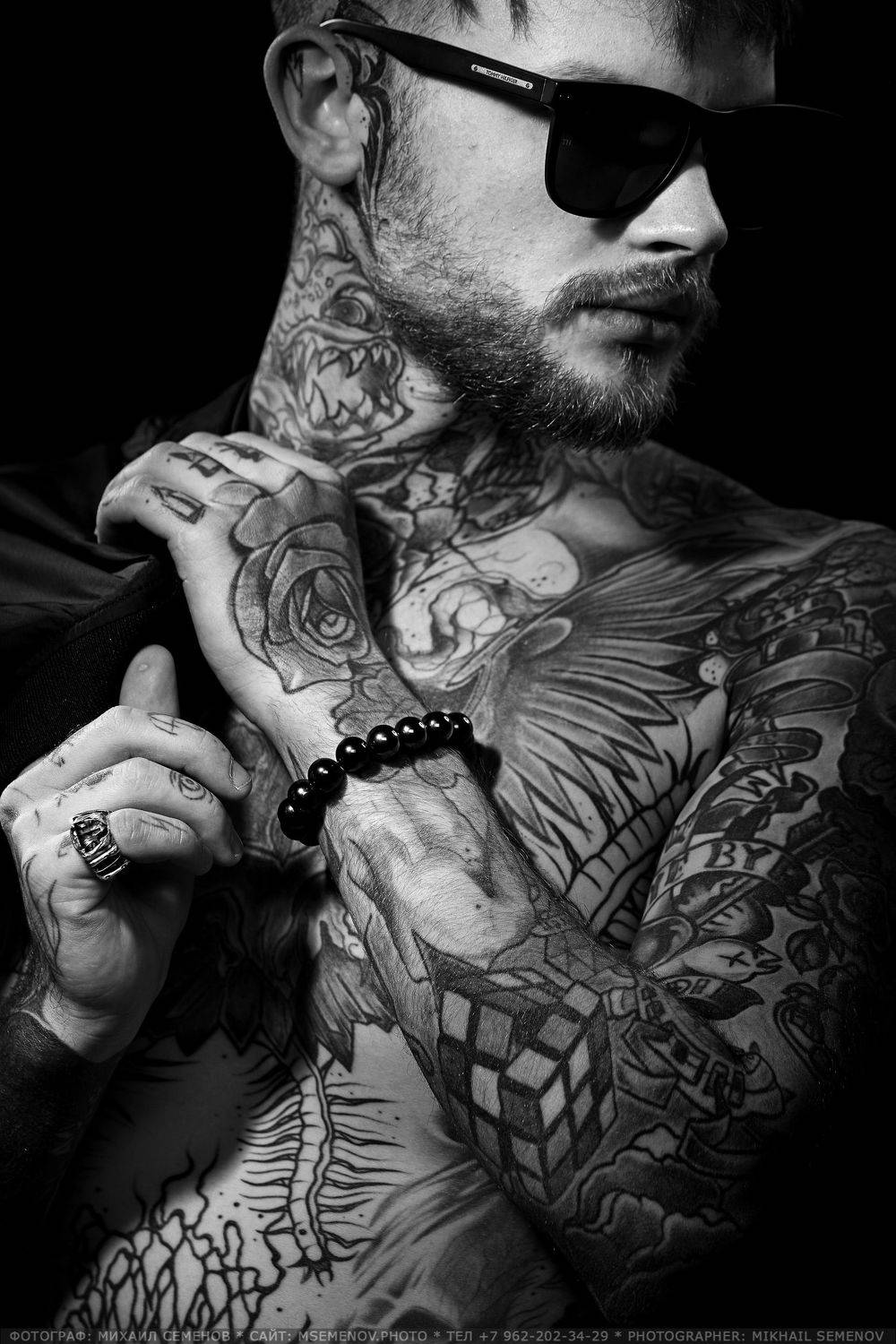 михаилсеменов, мужской, реклама, ювелирка, кольцо, браслет, ярославль, студийная, модель, мужчина, тату, Семенов Михаил