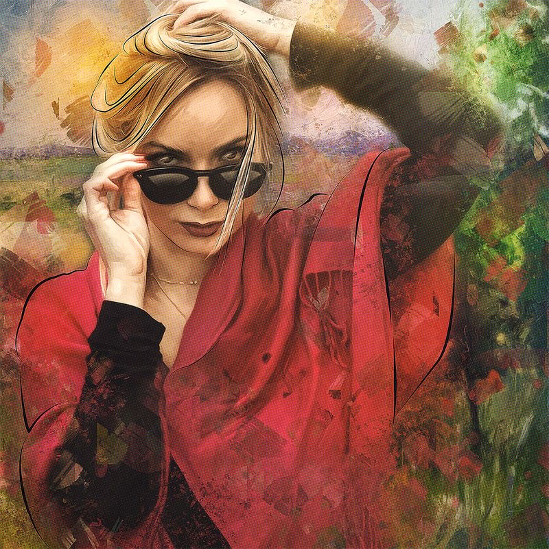 Арт по фото из инстаграма фото превью