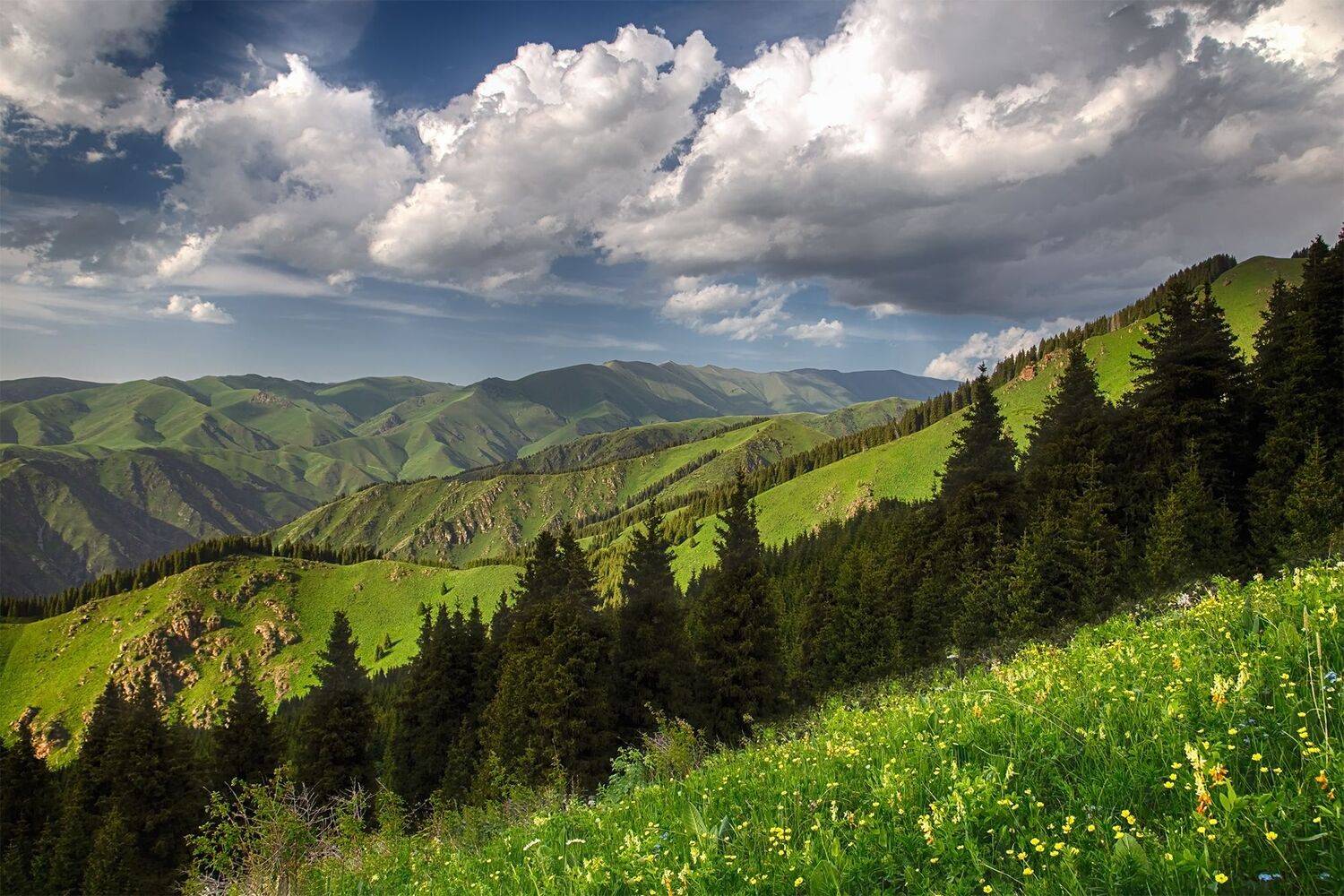 кыргызстан, горы, Элина Магалимова