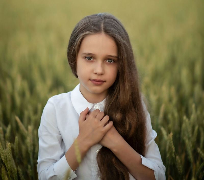 девочка,лето,поле,природа, настроение, girl, summer, field, nature Из серии-лето фото превью