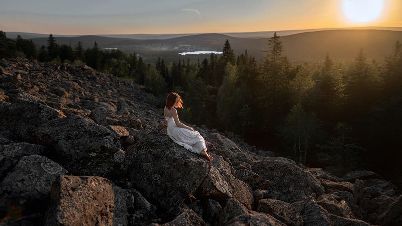 закат солнце природа at sunset фото превью