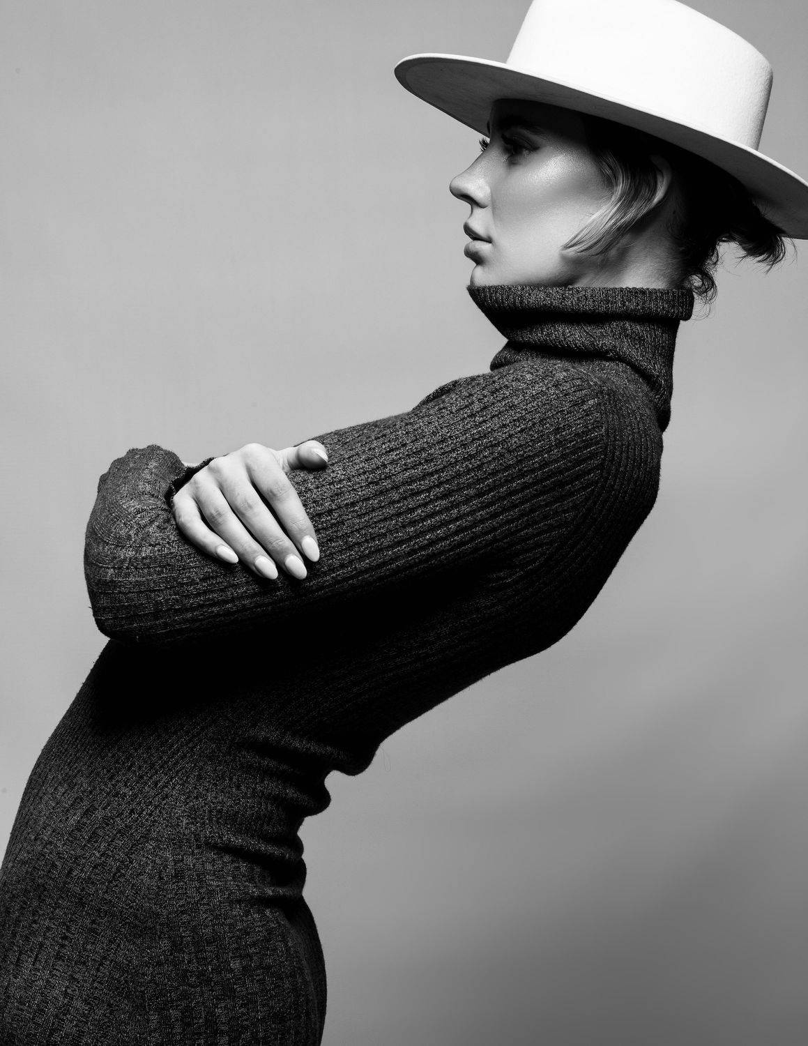 blackandwhite,portrait,fashion, An La