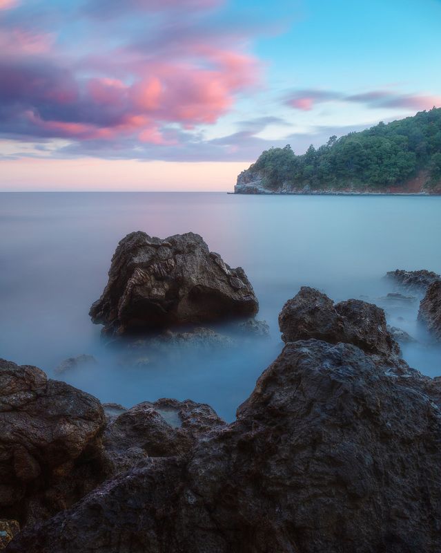 море, закат, пейзаж, seascape Морской закат фото превью