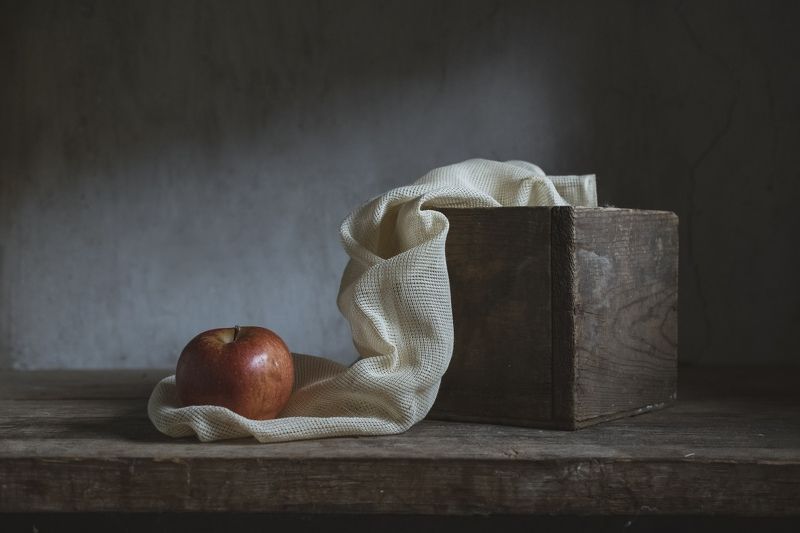 яблоко ткань дерево С яблоком фото превью