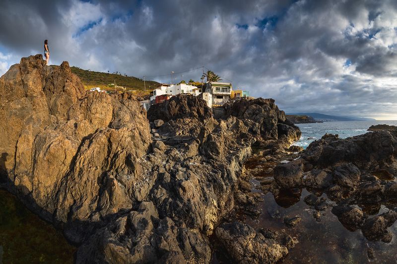 ocean, sunset, spain By the Ocean фото превью