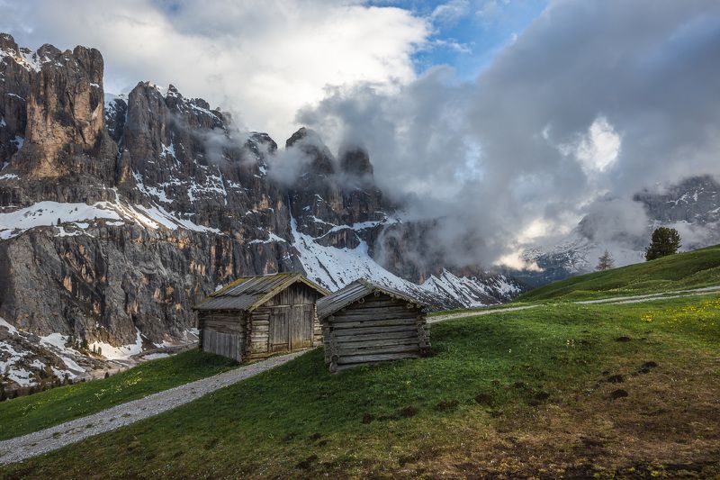италия, доломиты, горы, облака, природа, landscape, italy, dolomites Доломиты. фото превью