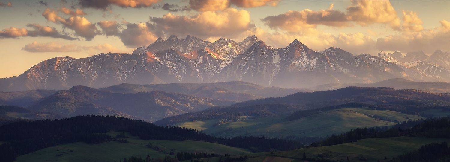 татры, горы, панорама, весна, май, польша, Евгений Матюшенков