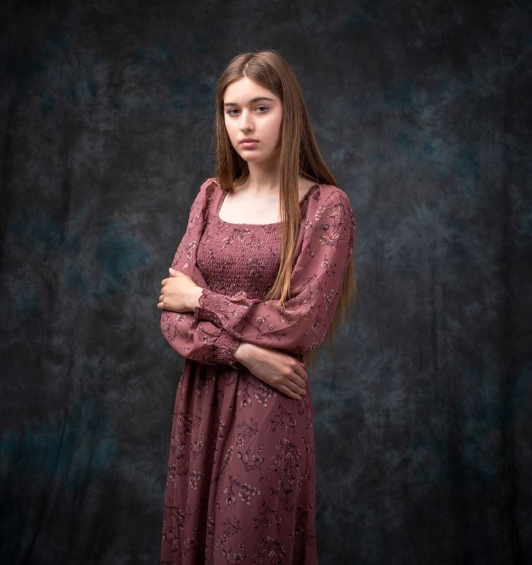 студийный портрет, красивая девушка, женский портрет Амира фото превью