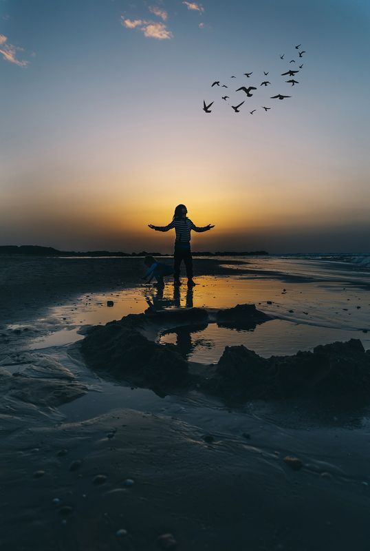 Закат фото превью